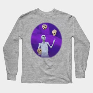 Fantasy Creature Juggling Skulls Fantasyart Long Sleeve T-Shirt